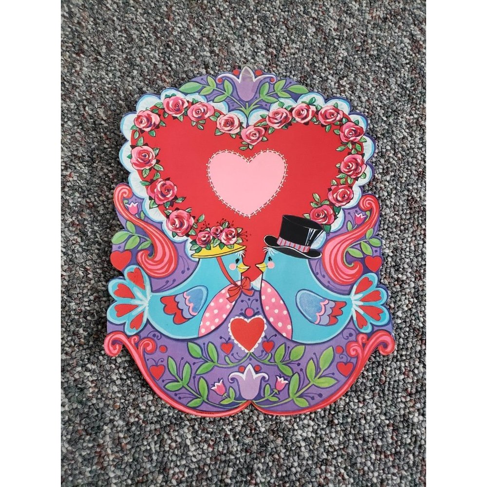 Vintage Valentine's Day Set of 4 Die Cuts